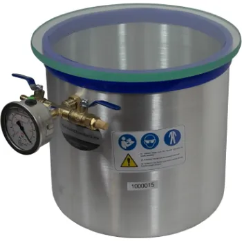 VAKUOVÁ KOMORA 12,5L PRO STABILIZACI DŘEVA, HLINÍK VC2523AG