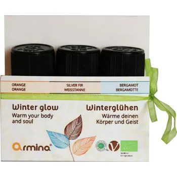 Vonný olej Armina sada 3 bio éterických olejů do difuzéru Winter Glow
