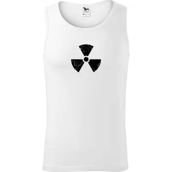 Radioaktivní znak - Tílko pánské Core - XL ( Bílá )