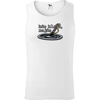 Kdo hledá, najde - Tílko pánské Core - XL ( Bílá )