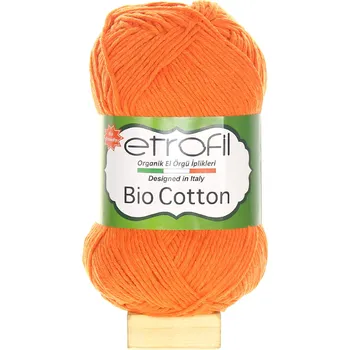 Příze Etrofil Bio Cotton oranžová 10503