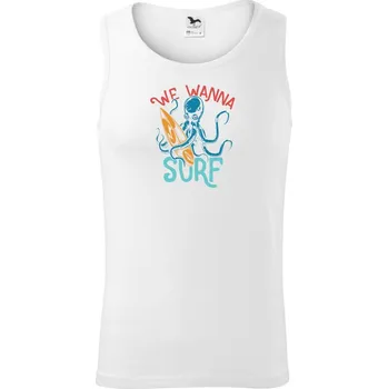 We wanna surf - Tílko pánské Core - XL ( Bílá )