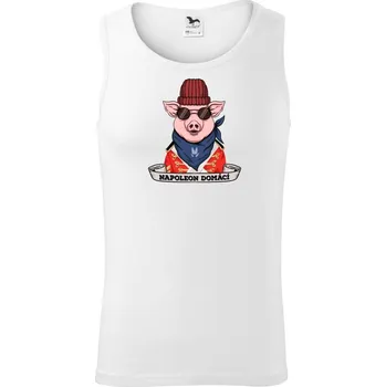 Napoleon domácí prase - Tílko pánské Core - M ( Bílá )