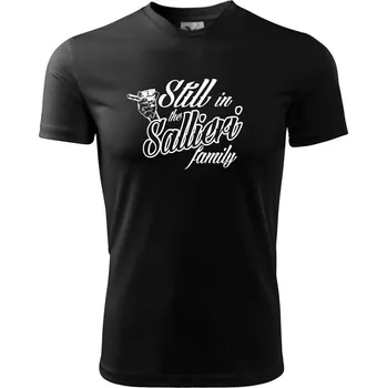 Still In The Sallieri Family - Dětské triko sportovní (dresovina) - 146 cm/10 let ( Černá )