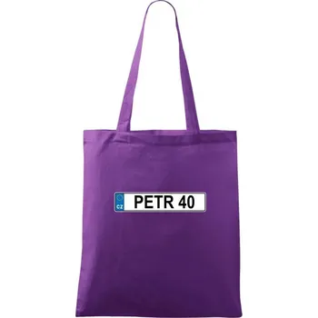 SPZ Petr 40 - Taška bavlněná - 42 x 38 cm ( Fialová )