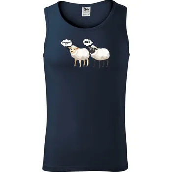 Enyky benyky kliky bééé - Tílko pánské Core - 2XL ( Námořní modrá (velmi tmavá - téměř černá) )