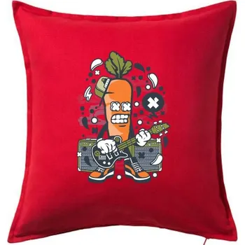 Polštář Rocková mrkev - Polštář 50x50 - 50x50 - Pouze potah ( Červená )