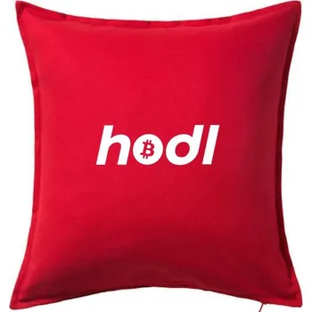 Polštář Hodl - Polštář 50x50 - 50x50 - Včetně výplně ( Červená )