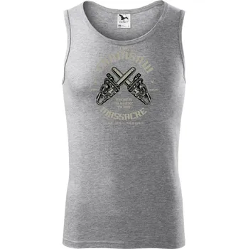 Chainsaw - Tílko pánské Core - XL ( Tmavě šedý melír )