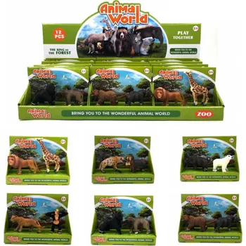 Figurka ICOM POLAND Figurky divoká zvířata sada 2ks DESIGN: NOSOROŽEC + LEDNÍ MEDVĚD