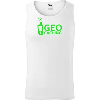 Pánské termoprádlo Geocaching gps - Tílko pánské Core - S ( Bílá )