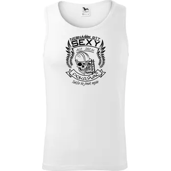 Nesnáším být sexy - pokrývač - Tílko pánské Core - S ( Bílá )