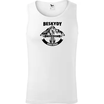 Pánské termoprádlo Beskydy křížem krážem - Tílko pánské Core - M ( Bílá )