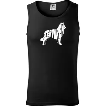 Belgický ovčák - Tílko pánské Core - L ( Černá )