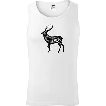 Deer raindeer - Tílko pánské Core - S ( Bílá )