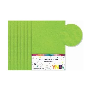 Set školních potřeb Filc dekoracyjny zielony YNJ 8szt NOSTER