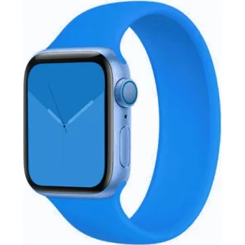 Příslušenství k chytrým hodinkám Navlékací silikonový řemínek pro Apple Watch velikost S Barva: Světle modrá, Velikost: 42/44/45/46/49mm