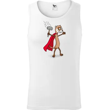 Tchoř jako Thor (Hana-creative) - Tílko pánské Core - 2XL ( Bílá )