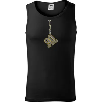 90 let na krku řetěz - Tílko pánské Core - 2XL ( Černá )