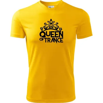 Chlapecké tričko Queen of Trance - Dětské triko sportovní (dresovina) - 146 cm/10 let ( Žlutá )