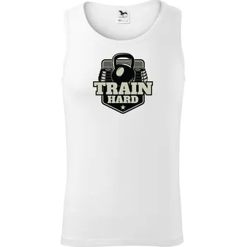 Pánské termoprádlo Train hard - Tílko pánské Core - M ( Bílá )