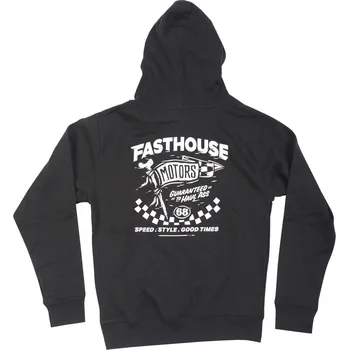 Fasthouse Youth All Out Hooded Pullover Black Velikost: YS