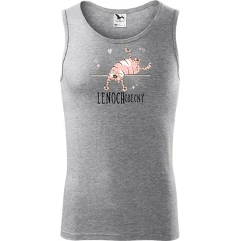 Lenoch obecný - Tílko pánské Core - 2XL ( Tmavě šedý melír )