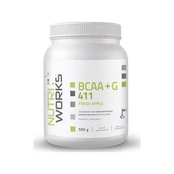Aminokyselina NutriWorks BCAA + Glutamin 4:1:1 500 g fresh apple