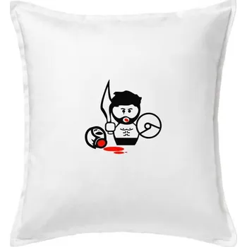 Polštář Gladiátor - Polštář 50x50 - 50x50 - Pouze potah ( Bílá )