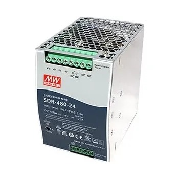 MEAN WELL Napájecí adaptér na DIN lištu, 24V DC, 480W (SDR-480-24) - 21.13.1302