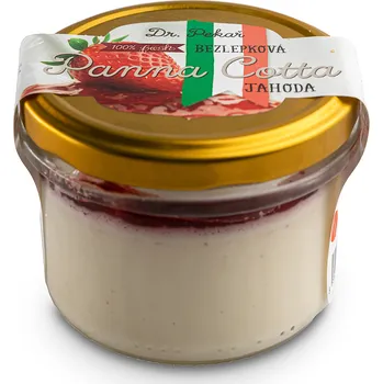 Panna Cotta jahodová bez lepku, 170 g