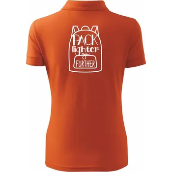 Cestovatelský batůžek - Polokošile dámská Pique Polo - L ( Oranžová )