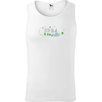 Pánské termoprádlo Řeka Odra - Tílko pánské Core - M ( Bílá )