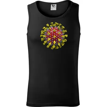 Corona virus - korona virus - Tílko pánské Core - S ( Černá )