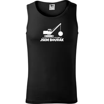 Pánské termoprádlo Jsem bourák - Tílko pánské Core - M ( Černá )