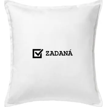 Polštář Zadaná - Polštář 50x50 - 50x50 - Pouze potah ( Bílá )