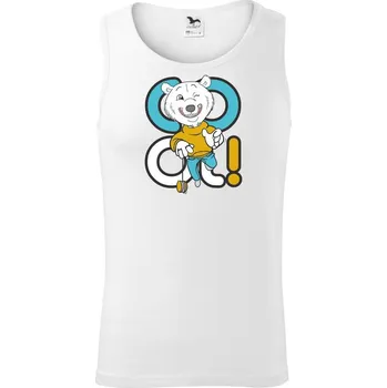 Pánské termoprádlo Cool medvěd - Tílko pánské Core - 2XL ( Bílá )