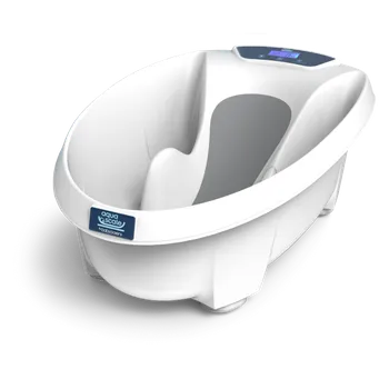 koupací vanička Baby Patent Aquascale digitální vanička 3v1 bílá