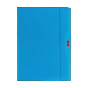 Set školních potřeb Teczka A4 z gumką Color Blocking niebieska