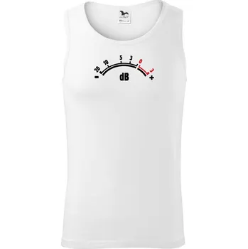 dB měřič - Tílko pánské Core - S ( Bílá )