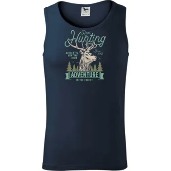 Real Hunting in the Forest - Tílko pánské Core - 2XL ( Námořní modrá (téměř černá) )