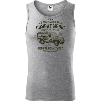 US Army Ambulance - Tílko pánské Core - XL ( Tmavě šedý melír )