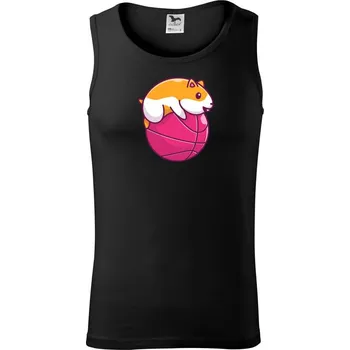 Křeček basketbalista - Tílko pánské Core - L ( Černá )