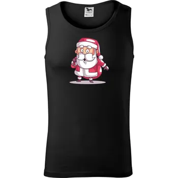 Pánské termoprádlo Divící se santa - Tílko pánské Core - S ( Černá )