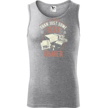 Geek Gamer - Tílko pánské Core - S ( Tmavě šedý melír )