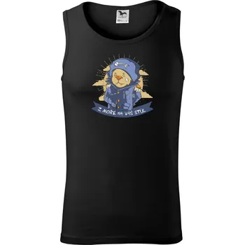 Pánské termoprádlo Z moře na váš stůl - Tílko pánské Core - M ( Černá )