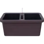 Truhlík samozavlažovací BERBERIS DUO Čokoláda 80cm