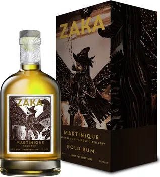 Rum Zaka Martinique Gold Rum 42 % 0,7 l