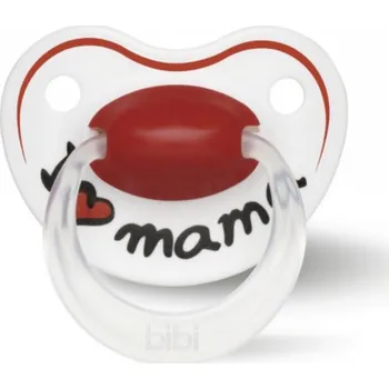 dudlíky DUDLÍK BIBI 6-16M- I LOVE MAMA