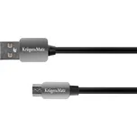 Kabel KRUGER & MATZ KM0331 USB/micro USB 1,8m Black
